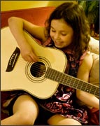 Teaching guitar to children