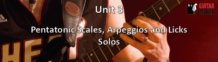 Be A Guitar Teacher - Unit 3 - contents