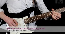 Be A Guitar Teacher - Unit 3 - Minor pentatonic phrases