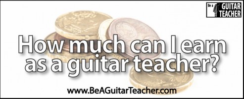 How much can I earn as a guitar teacher